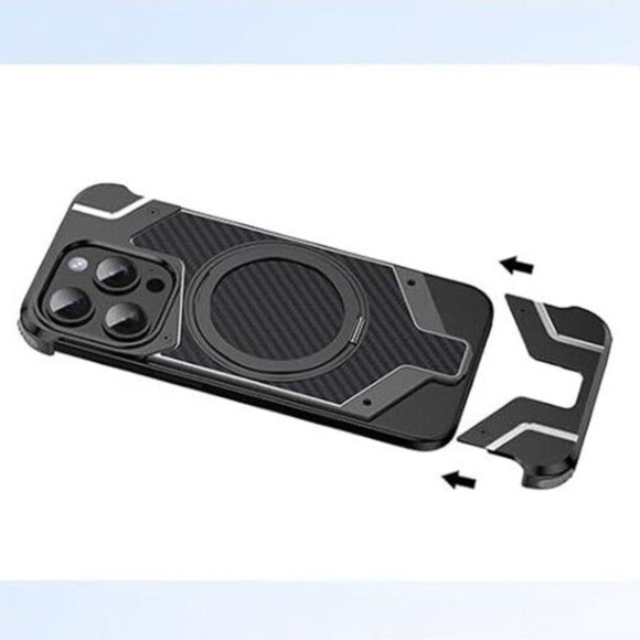 iPhone 16 Pro Max Metal Carbon Fiber Case - Picture 5 of 6